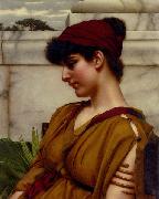 A Classical Beauty In Profile John William Godward